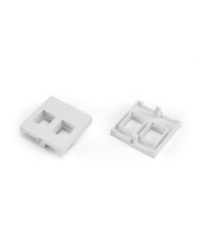 SIP2-2N-M45-45. Вставка 45x45 (аналог Mosaic) для 2х модулей формата Keystone Jack. Hyperline в Ижевске