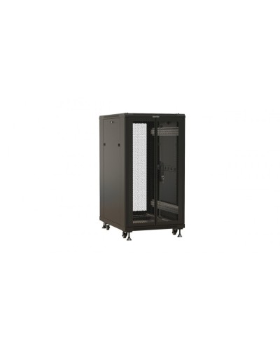 TTBR-1868-DD-RAL9004. Шкаф телекоммуникационный 19 напольный 18U. Hyperline в Ижевске