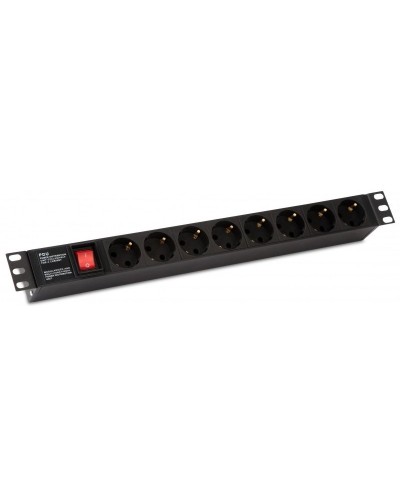 SHE19-8SH-S-IEC. Блок розеток 19. Hyperline в Ижевске