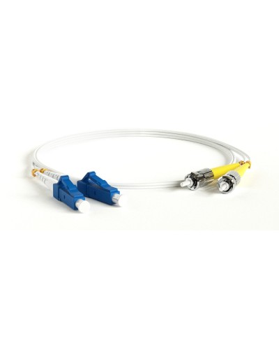 FC-D2-9A1-LC/UR-ST/UR-H-1M-LSZH-WH. Патч-корд волоконно-оптический ST-LC. Hyperline в Ижевске