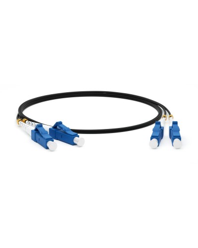 FC-D2-9-LC/UR-LC/UR-H-3M-LSZH-BK. Патч-корд волоконно-оптический одномодовый. Hyperline в Ижевске