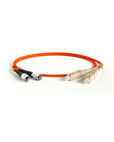 FC-D2-50-FC/PR-SC/PR-H-1M-LSZH-OR. Патч-корд волоконно-оптический SC-FC. Hyperline в Ижевске