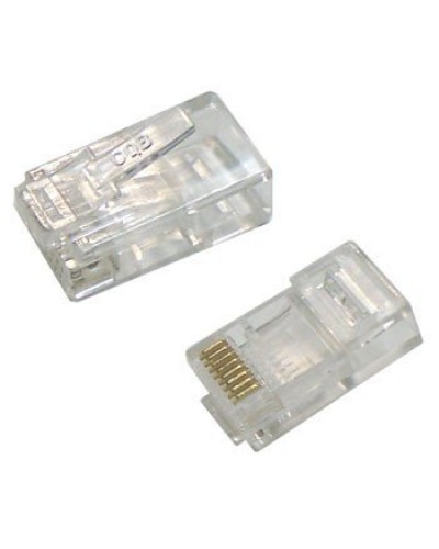 PLUG-8P8C-U-C5-100 (100 шт). Разъем RJ-45. Hyperline в Ижевске