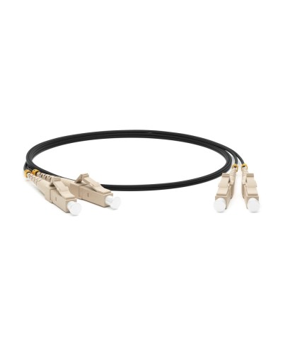 FC-D2-50-LC/PR-LC/PR-H-1M-LSZH-BK. Патч-корд волоконно-оптический многомодовый. Hyperline в Ижевске