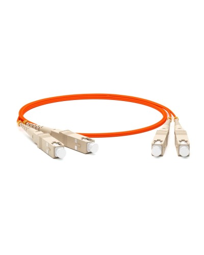 FC-D2-62-SC/PR-SC/PR-H-2M-LSZH-OR. Патч-корд волоконно-оптический многомодовый. Hyperline в Ижевске