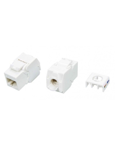 KJ8-8P8C-C6A-180-TLS-WH. Вставка Keystone Jack RJ-45. Hyperline в Ижевске