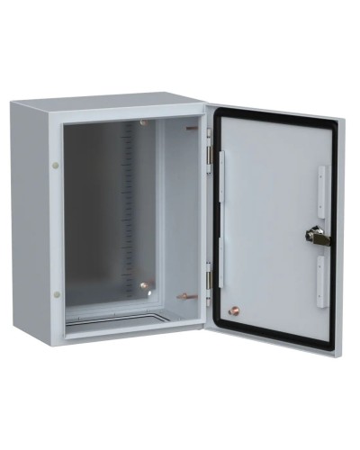 ЩМП-40.30.20 УХЛ1 IP66 400x300x200 TITAN 5 (TI5-10-N-040-030-020-66). Шкаф металлический с монтажной платой. IEK в Ижевске