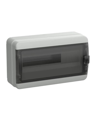 Корпус пластиковый КМПн-18 IP65 TEKFOR (TF5-KP72-N-18-65-K03-K02). Корпус модульный пластиковый черная прозрачная дверь. IEK в Ижевске
