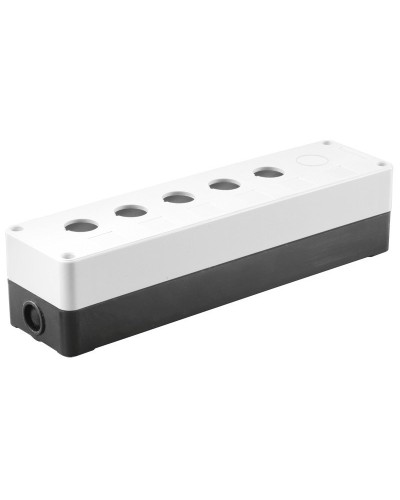 Корпус КП105(6) для кнопок 5(6) мест белый (BKP10-6-K01). Корпус для кнопочных постов. IEK в Ижевске