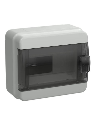 Корпус пластиковый КМПн-8 IP65 TEKFOR (TF5-KP72-N-08-65-K03-K02). Корпус модульный пластиковый черная прозрачная дверь. IEK в Ижевске