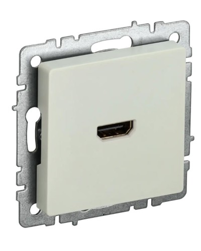 Розетка HDMI РHDMI-0-БрКр бежевый BRITE (BR-H10-K10). Розетка HDMI. IEK в Ижевске