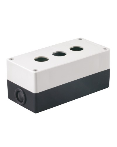 Корпус КП103 для кнопок 3 места белый (BKP10-3-K01). Корпус для кнопочных постов. IEK в Ижевске