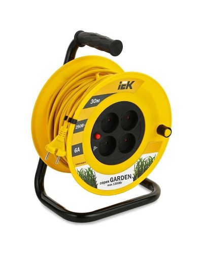 УК30 4 места, 30м (WKP23-06-04-30). Удлинитель на катушке Garden. IEK в Ижевске