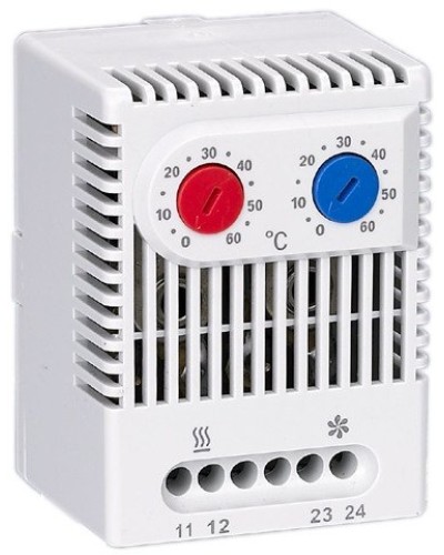 Термостат двухканальный от 0 до +60°C NO+NC (YCE-DTNO-NC-60). Термостат двухканальный. IEK в Ижевске