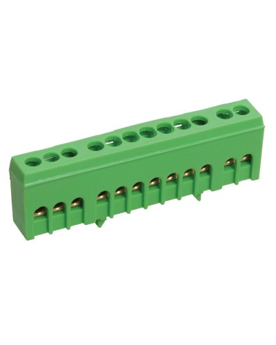 Шина PE земля ШНИ-6х9-10-К-З (YNN10-69-10KD-K06). Шина в корпусном изоляторе на DIN-рейку. IEK в Ижевске