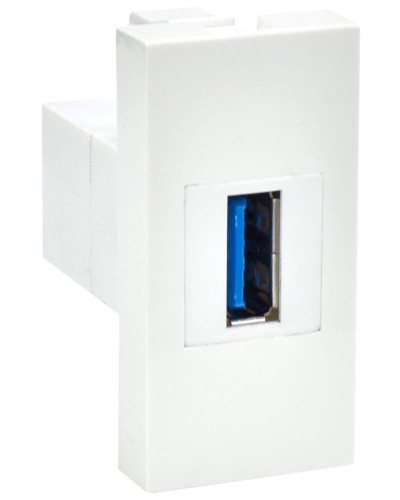 Розетка USB A 3.0 PRIMER РКЮ-10-00-П белый IEK (PR-KK40D-RU-0-1-A3-K01). Розетка USB. IEK в Ижевске