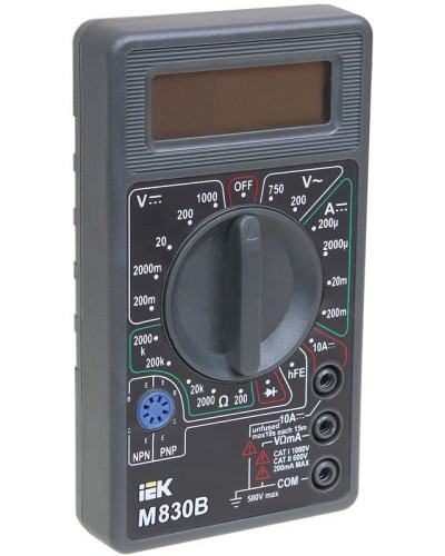 Мультиметр цифровой Universal M830B (TMD-2B-830). Мультиметр цифровой. IEK в Ижевске