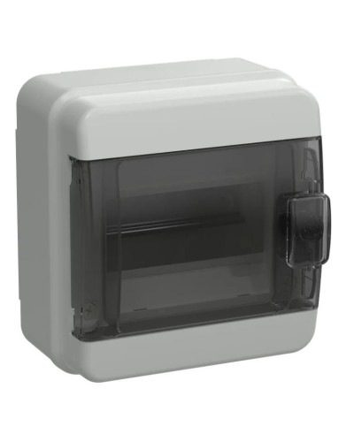 Корпус пластиковый КМПн-6 IP65 TEKFOR (TF5-KP72-N-06-65-K03-K02). Корпус модульный пластиковый черная прозрачная дверь. IEK в Ижевске