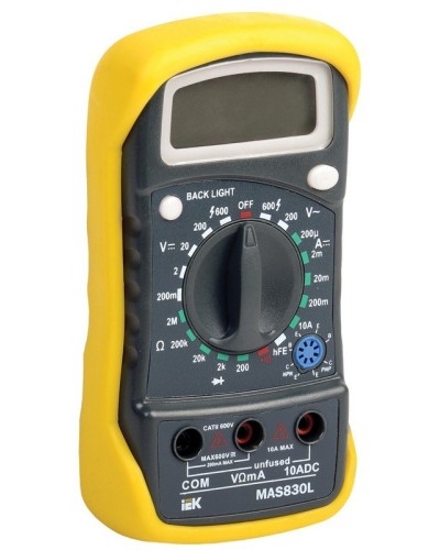 Мультиметр цифровой Master MAS830L (TMD-3L-830). Мультиметр цифровой. IEK в Ижевске