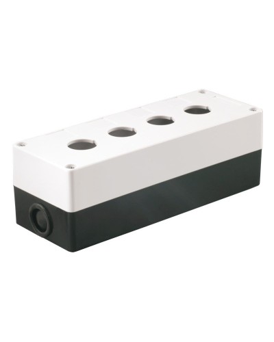 Корпус КП104 для кнопок 4 места белый (BKP10-4-K01). Корпус для кнопочных постов. IEK в Ижевске