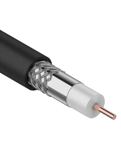 GENERICA RG11 CCS 75Ом FPE PVC черный (CC1-R1F1-119-300-G). Кабель коаксиальный омедненный. IEK в Ижевске