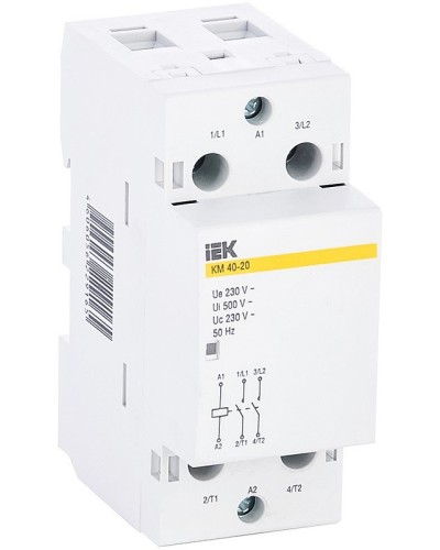 Контактор модульный КМ40-20 AC (MKK11-40-20). Контактор модульный. IEK в Ижевске