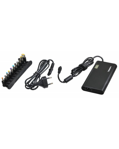 Блок питания Ippon SD90U автоматический 90W 15V-19.5V 11-connectors 4.5A 1xUSB 2.1A, LCD индикатор (705053). Блок питания. Ippon в Ижевске