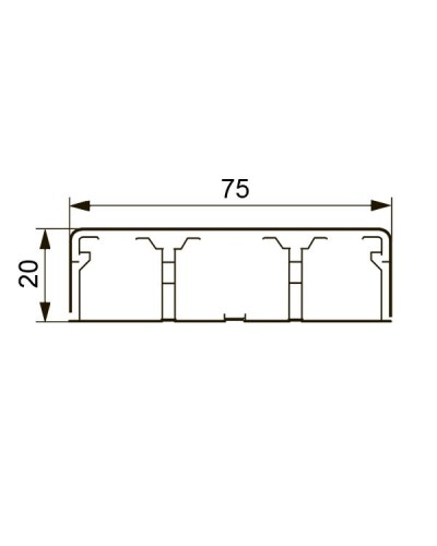 Короб DLPlus 75х20 (030033): Кабель-канал в Ижевске