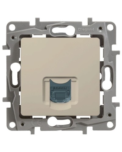 Розетка 5e, UTP, 1хRJ45, ETIKA, слоновая кость (672341). Розетка. LegranD в Ижевске