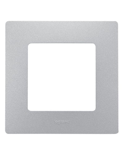 Рамка 1 пост ETIKA, алюминий (672551). Рамка. LegranD в Ижевске
