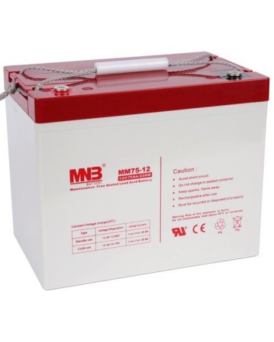 MNB MM 75-12. Аккумулятор герметичный свинцово-кислотный. MNB в Ижевске
