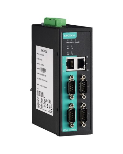 NPort IA5450A. 4-портовый усовершенствованный преобразователь. MOXA в Ижевске