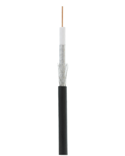 RG-6 CCS, Out, PE (UEC-C2-32123B-BK-3). Кабель коаксиальный омедненный. NETLAN в Ижевске