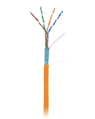 F/UTP 4pair, Cat5e, In, LSZH (EC-UF004-5E-LSZH-OR). Кабель «витая пара» (LAN) для структурированных систем связи. NETLAN в Ижевске