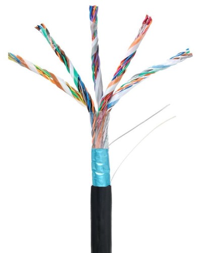 F/UTP 25pair, Cat5, Out, PE (EC-UF025-5-PE-BK-3). Кабель «витая пара» (LAN) для структурированных систем связи. NETLAN в Ижевске