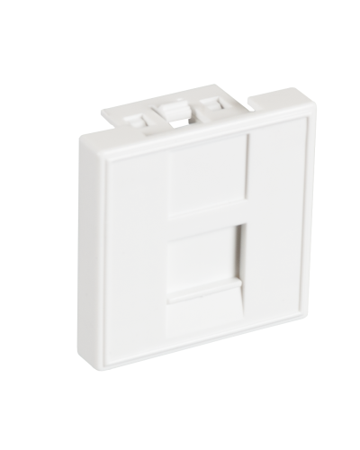 EC-IMF-1-WT-10 (10шт). Вставка 45x45 (Mosaic) для 1 модуля Keystone Jack. NETLAN в Ижевске