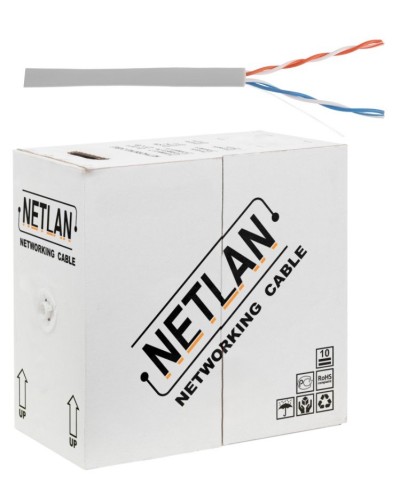 U/UTP 2pair, Cat5, In, PVC, CCA (CCA-UU002-5-PVC-GY) . Кабель «витая пара» (LAN) для структурированных систем связи. NETLAN в Ижевске
