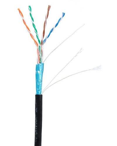F/UTP 4pair, Cat5е, Out, PE (EC-UF004-5E-PE-BK). Кабель «витая пара» (LAN) для структурированных систем связи. NETLAN в Ижевске