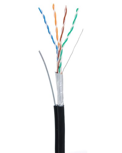 F/UTP 4pair, Cat5e, Out, Sw (EC-UF004-5E-PE-SW-BK). Кабель «витая пара» (LAN) для структурированных систем связи. NETLAN в Ижевске