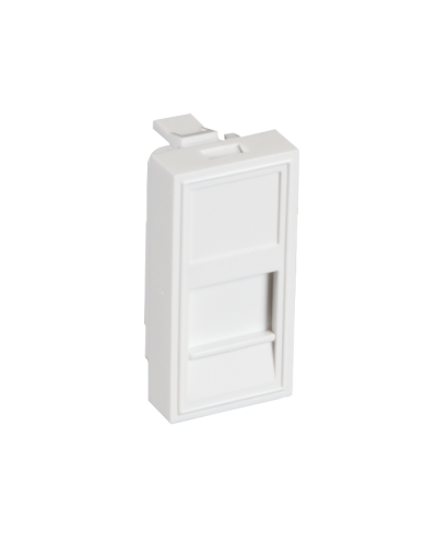 EC-IMH-1-WT-10 (10шт). Вставка 45x45 (Mosaic) для 1 модуля Keystone Jack. NETLAN в Ижевске