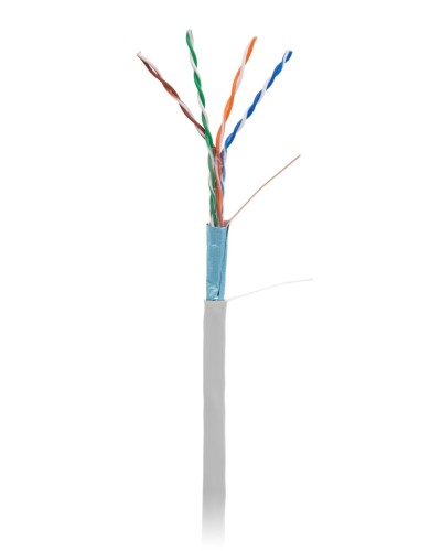 F/UTP 4pair, Cat5e, In, PVC (EC-UF004-5E-PVC-GY). Кабель «витая пара» (LAN) для структурированных систем связи. NETLAN в Ижевске