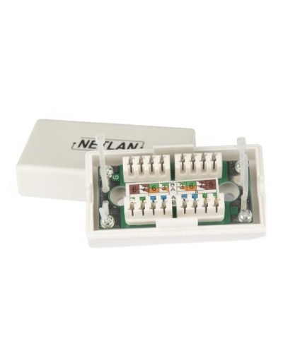 EC-UCB-IDC-UD2-WT-10 (10 шт). Проходной соединитель. NETLAN в Ижевске
