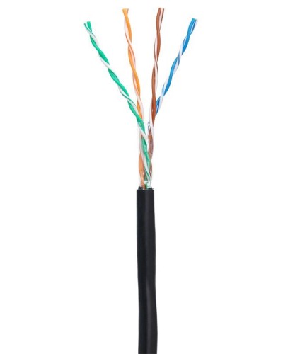 U/UTP 4pair, Cat5е, Out, PE (EC-UU004-5E-PE-BK). Кабель «витая пара» (LAN) для структурированных систем связи. NETLAN в Ижевске