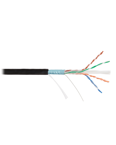 F/UTP 4pair, Cat6, Solid, Out, PVC (NMC 4240B-BK). Кабель «витая пара» (LAN) для структурированных систем связи. NIKOMAX в Ижевске
