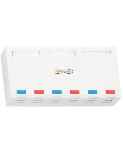 NMC-MB6P-ST-WT. Корпус настенной розетки. NIKOMAX в Ижевске