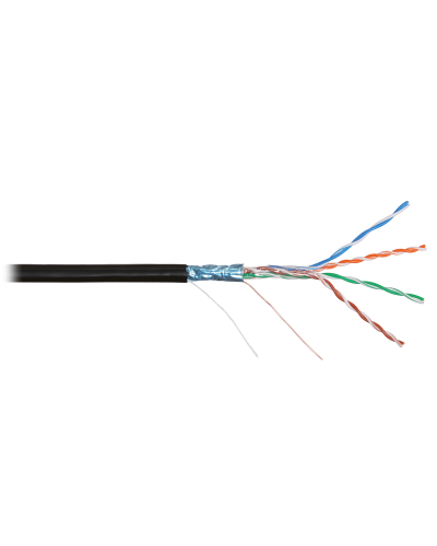 F/UTP 4pair, Cat5e, Solid, In/Out, нг(А)-HF (NMC 4200C-BK). Кабель «витая пара» (LAN) для структурированных систем связи. NIKOMAX в Ижевске