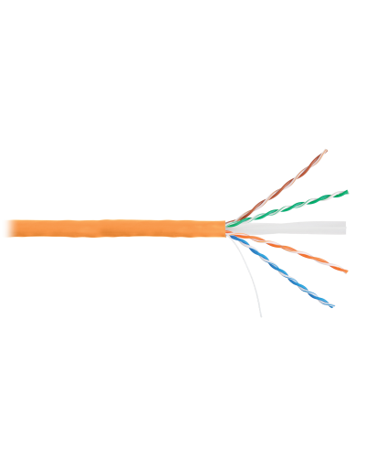 U/UTP 4pair, Cat6a, Solid, In, нг(А)-HF (NMC 4155C-OR). Кабель «витая пара» (LAN) для структурированных систем связи. NIKOMAX в Ижевске