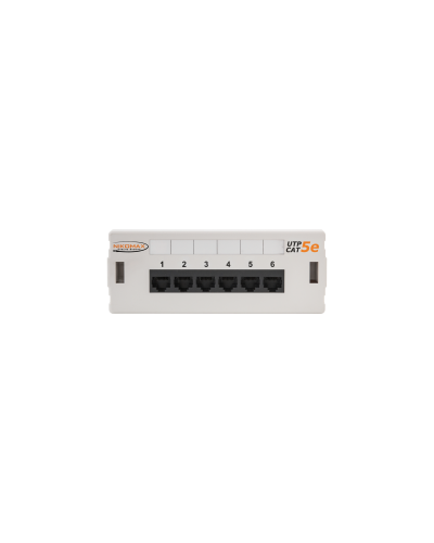 NMC-WP06UD2-GY. Патч-панель настенная 6 портов, Кат.5е. NIKOMAX в Ижевске