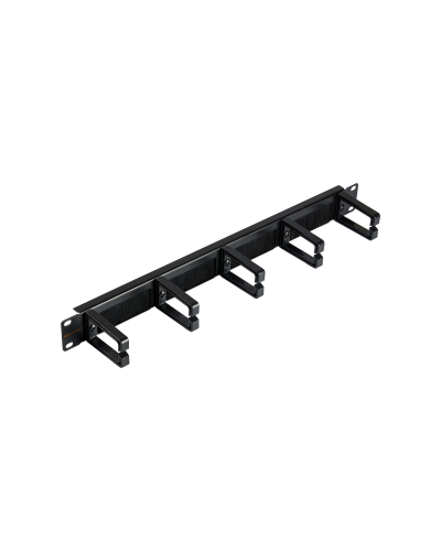 NMC-OP530HB-1U-BK-2 (2 шт). Кабельный органайзер 19 с щёточным вводом. NIKOMAX в Ижевске