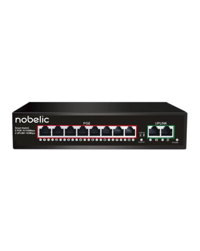 NBLS-1008P. Коммутатор неуправляемый 8-портовый. Nobelic в Ижевске